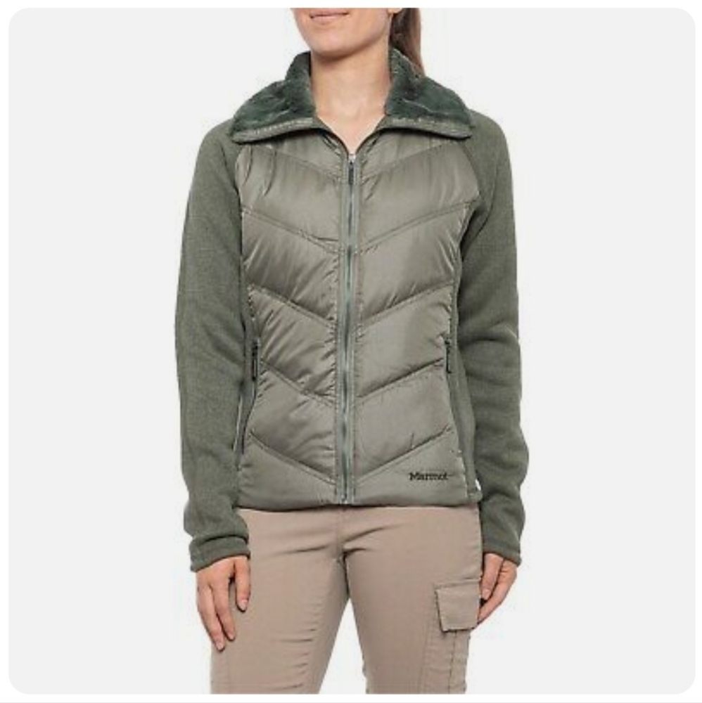 ☆NWT Marmot 700 fill down mixed material xsml